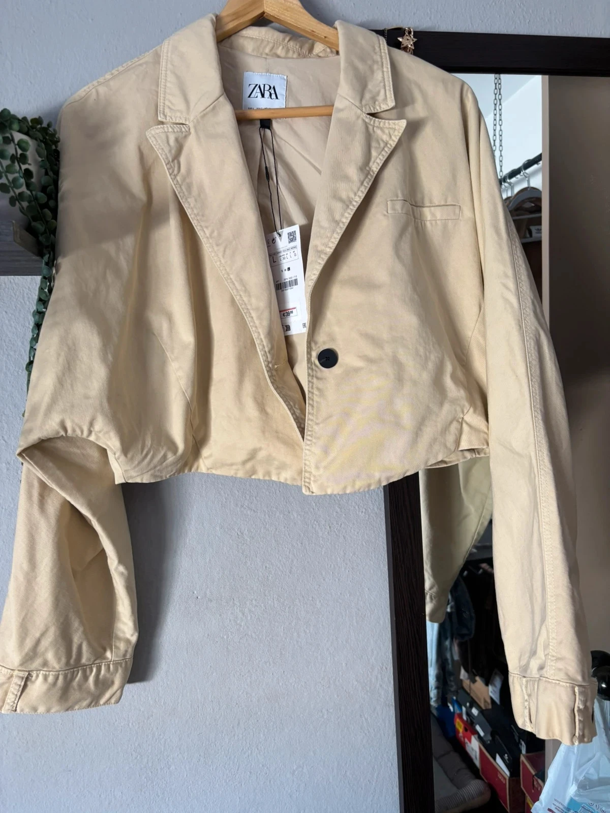 Blazer crop de Zara